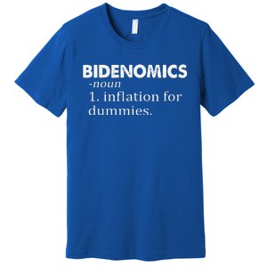 Bidenomics Definition Funny AntiBiden Premium T-Shirt