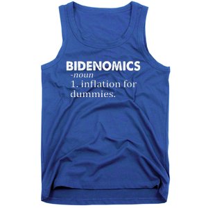 Bidenomics Definition Funny AntiBiden Tank Top