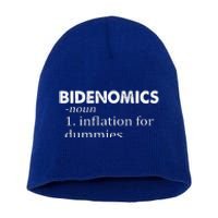 Bidenomics Definition Funny AntiBiden Short Acrylic Beanie