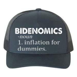 Bidenomics Definition Funny AntiBiden Yupoong Adult 5-Panel Trucker Hat