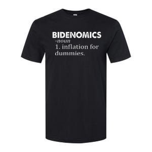 Bidenomics Definition Funny AntiBiden Softstyle CVC T-Shirt