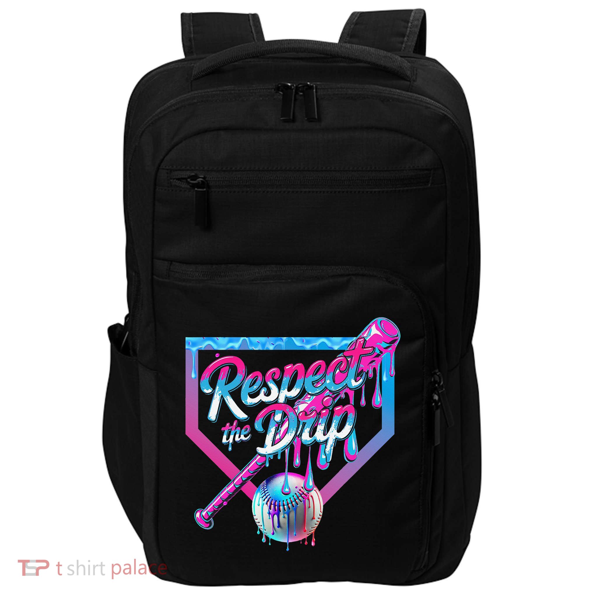 Baseball Drip For Ice Cream Drip Baseball Impact Tech Backpack