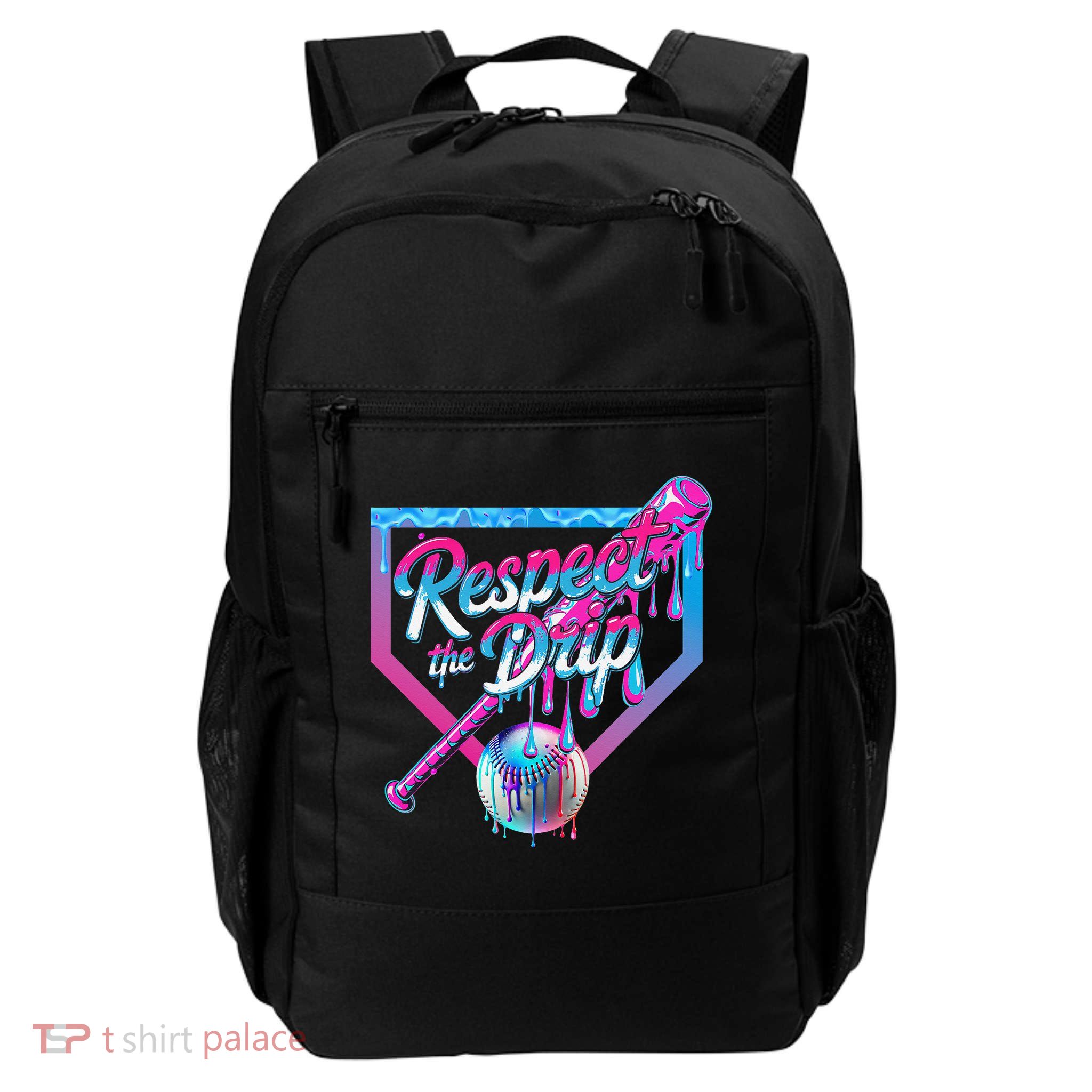 Baseball Drip For Ice Cream Drip Baseball Backpack