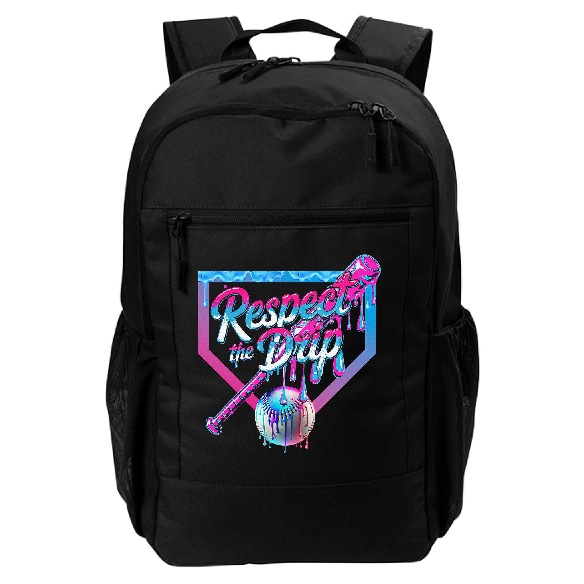 Baseball Drip For Ice Cream Drip Baseball Backpack