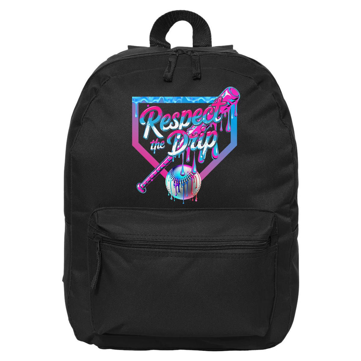 Baseball Drip For Ice Cream Drip Baseball 16 in Basic Backpack