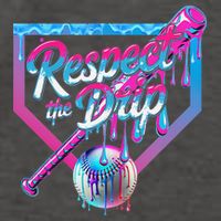 Baseball Drip For Ice Cream Drip Baseball Vector Backpack
