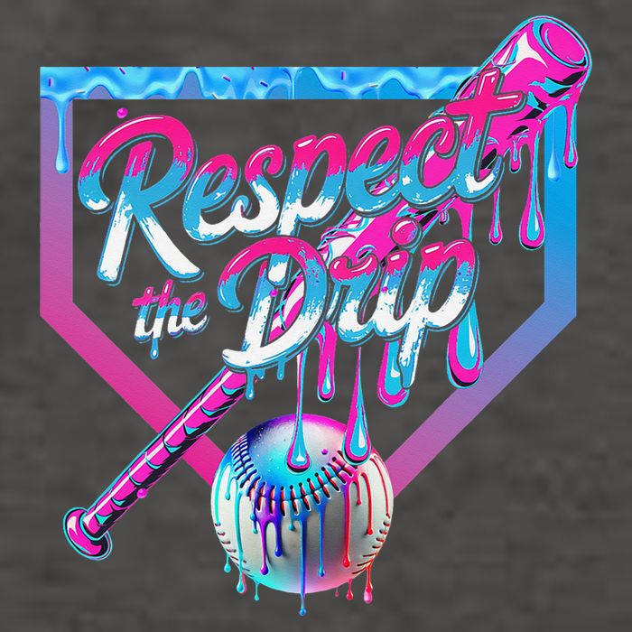 Baseball Drip For Ice Cream Drip Baseball Vector Backpack