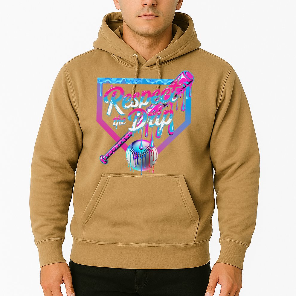 Baseball Drip For Ice Cream Drip Baseball Hoodie