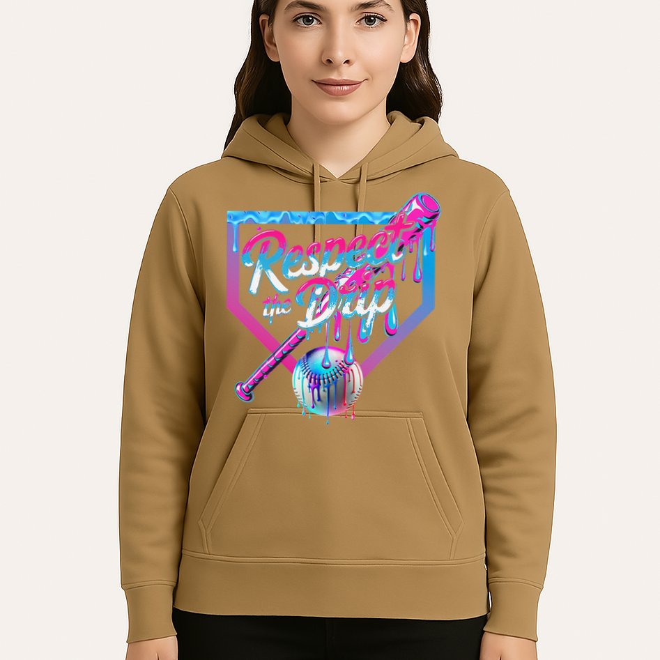 Baseball Drip For Ice Cream Drip Baseball Hoodie