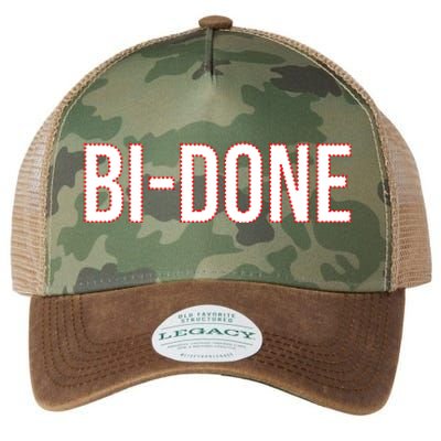 Bi Done Funny Joe Biden Done Legacy Tie Dye Trucker Hat