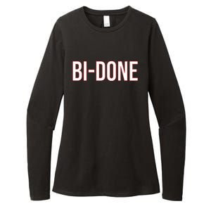 Bi Done Funny Joe Biden Done Womens CVC Long Sleeve Shirt