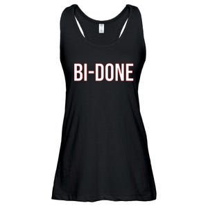 Bi Done Funny Joe Biden Done Ladies Essential Flowy Tank