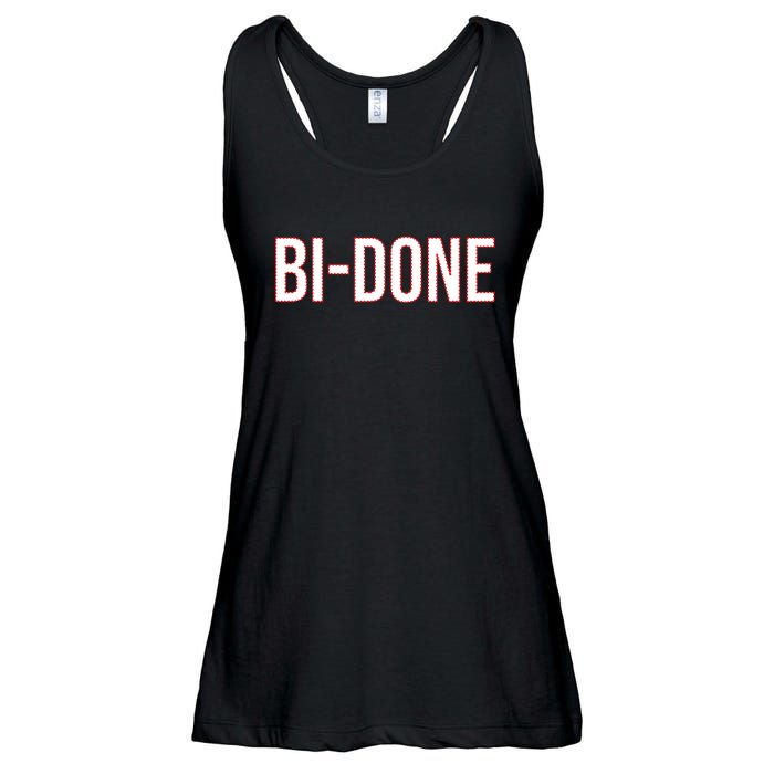 Bi Done Funny Joe Biden Done Ladies Essential Flowy Tank