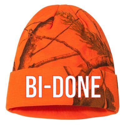 Bi Done Funny Joe Biden Done Kati Licensed 12" Camo Beanie