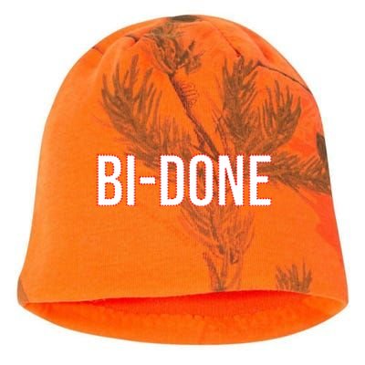 Bi Done Funny Joe Biden Done Kati - Camo Knit Beanie