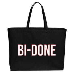 Bi Done Funny Joe Biden Done Cotton Canvas Jumbo Tote