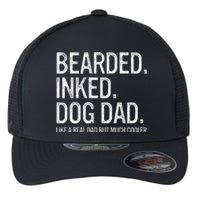 Bearded Dad Funny Beard Humor Father's Day Gift Idea Flexfit Unipanel Trucker Cap