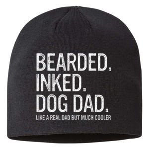 Bearded Dad Funny Beard Humor Father's Day Gift Idea Sustainable Beanie