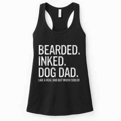 Bearded Dad Funny Beard Humor Father's Day Gift Idea Womens Tank Top
