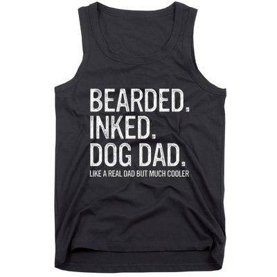 Bearded Dad Funny Beard Humor Father's Day Gift Idea Tank Top