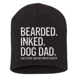 Bearded Dad Funny Beard Humor Father's Day Gift Idea Short Acrylic Beanie