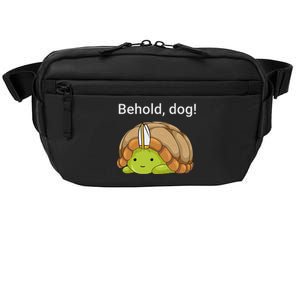 Behold Dog Funny Turtle Wearing A Priest Hat Crossbody Pack