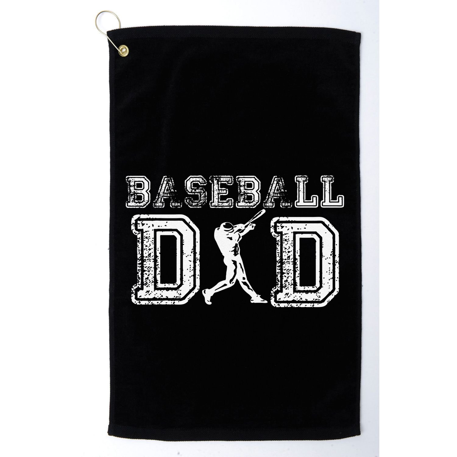 Baseball Dad Funny Fathers Day Gift For Daddy Papa Father Golf Towel