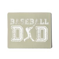 Baseball Dad Funny Fathers Day Gift For Daddy Papa Father Mousepad