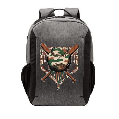 Baseball Drip For Ice Cream Dripping Baseball Camo Vector Backpack