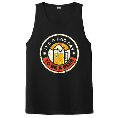 Beer Drinking Funny Its A B.A.D D.A.Y T.O B.E A Beer PosiCharge Competitor Tank