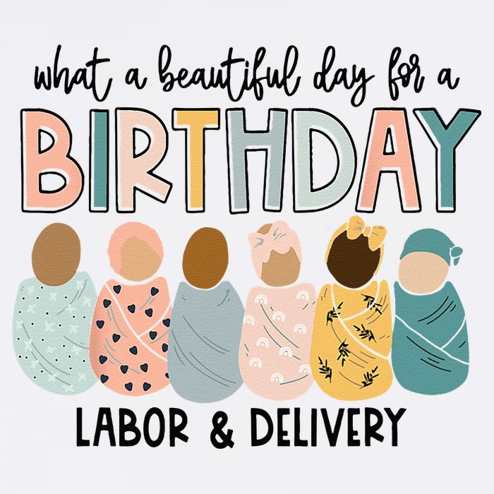 Beautiful Day For A Birthday Labor And Delivery Nurse Visor