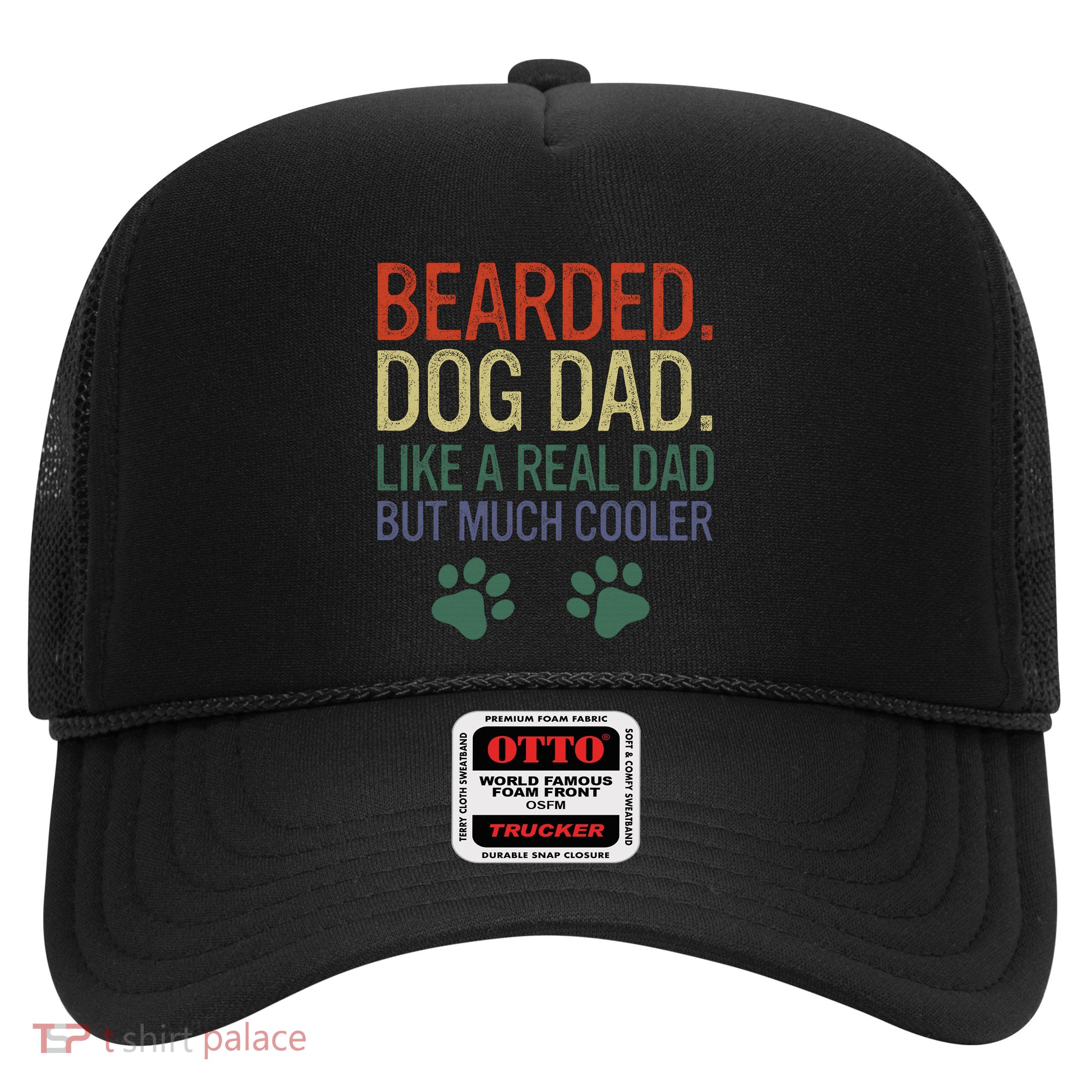 Bearded Dad Funny Beard Humor Father's Day Gift Idea Trucker Hat