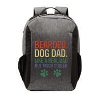 Bearded Dad Funny Beard Humor Father's Day Gift Idea Vector Backpack