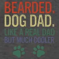 Bearded Dad Funny Beard Humor Father's Day Gift Idea Vector Backpack