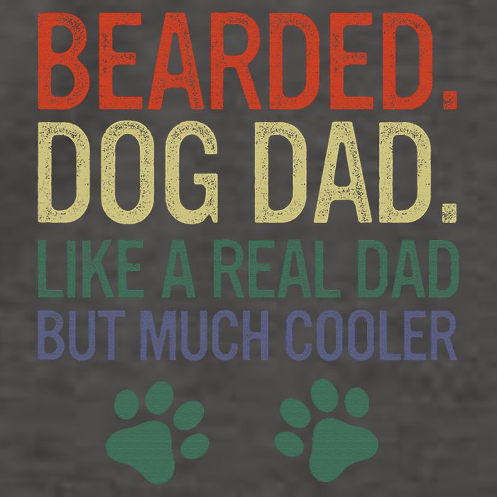 Bearded Dad Funny Beard Humor Father's Day Gift Idea Vector Backpack