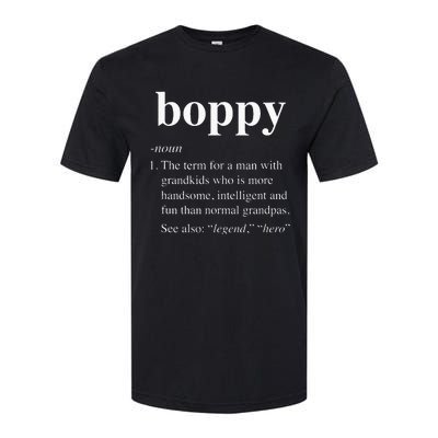 Boppy Definition Funny Noun Grandpa Defined Fathers Day Softstyle CVC T-Shirt