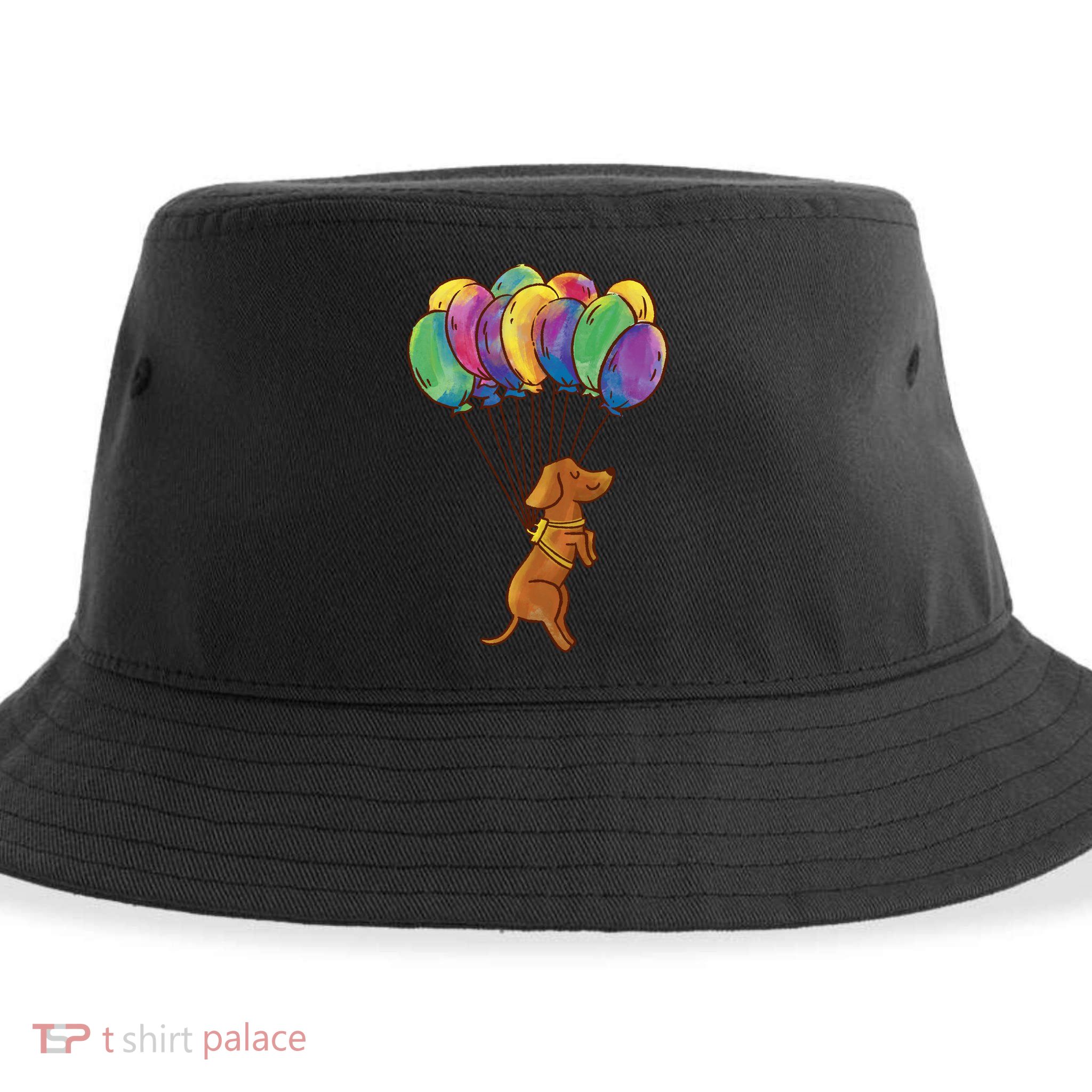 Balloon Dog Flying Sustainable Bucket Hat