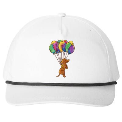 Balloon Dog Flying Snapback Five-Panel Rope Hat