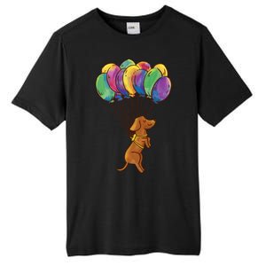 Balloon Dog Flying Tall Fusion ChromaSoft Performance T-Shirt