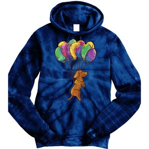 Balloon Dog Flying Tie Dye Hoodie