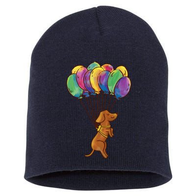 Balloon Dog Flying Short Acrylic Beanie