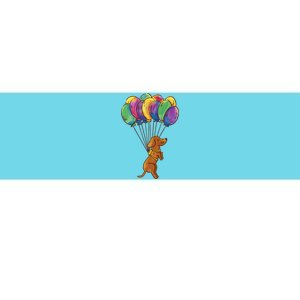 Balloon Dog Flying Bumper Sticker