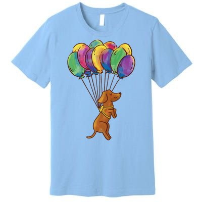 Balloon Dog Flying Premium T-Shirt