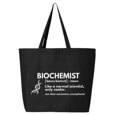 Biochemist Definition Funny Biochemistry Science Gift 25L Jumbo Tote