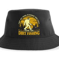 Bigfoot Dirt Fishing Metal Detecting Funny Metal Detector Sustainable Bucket Hat