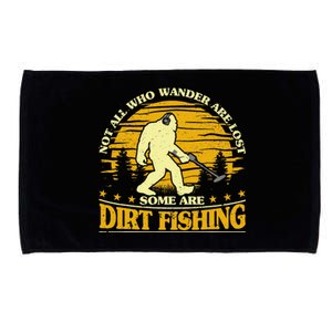 Bigfoot Dirt Fishing Metal Detecting Funny Metal Detector Microfiber Hand Towel