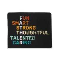 Best Dad from Daughter Funny Fathers Day Birthday from Son Mousepad