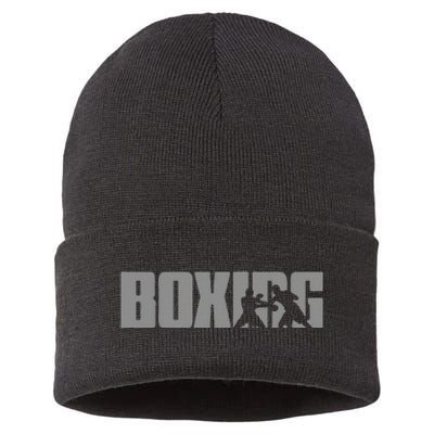 Boxing Design For Boxer Boxing Sustainable Knit Beanie