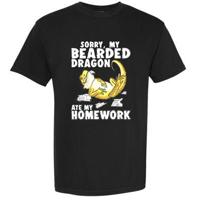 Bearded Dragon Funny Bearded Dragon Reptile Funny Lizard Gift Garment-Dyed Heavyweight T-Shirt