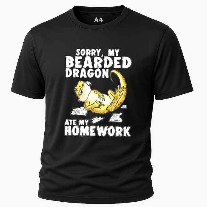 Bearded Dragon Funny Bearded Dragon Reptile Funny Lizard Gift Cooling Performance Crew T-Shirt